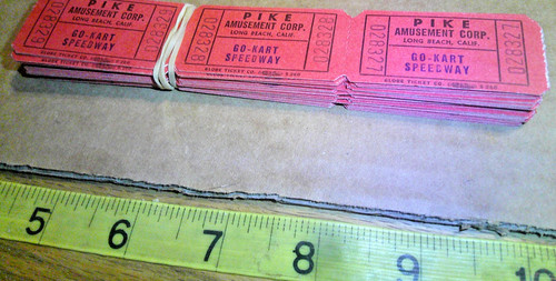Vintage lot 100 tickets - vintage, pike