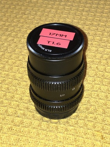 Slr magic 17mm cine - t1.6, prime