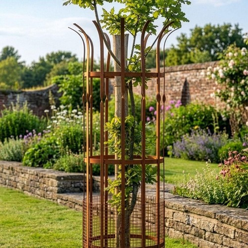Large rustic garden tree guard - large,