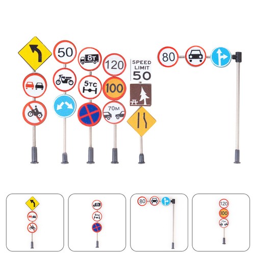 Pcs road signs - 6, toy