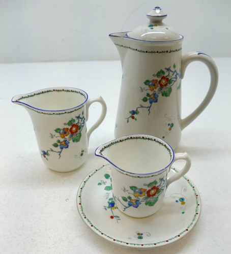 Vintage shelley coffee set - shelley,