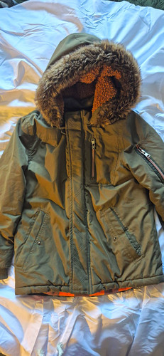 Primark boys green hooded - primark,