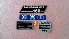Sticker set for Sachs-Dolmar 166 chainsaw