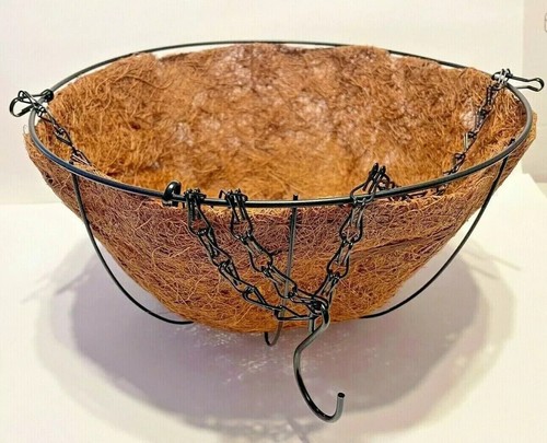 Metal hanging basket - 12'',