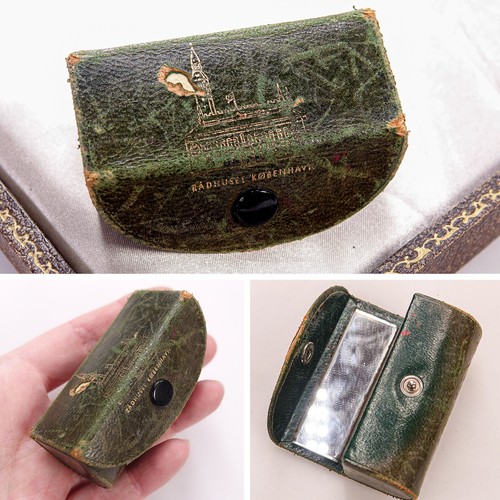 Vtg antique leather lipstick - vtg/antique,