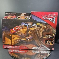 Disney Cars Midnight Jump Track Set Playset Lightning McQueen Smokey NEW