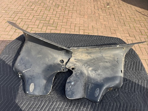 Pair fibreglass leg shields - fibreglass,