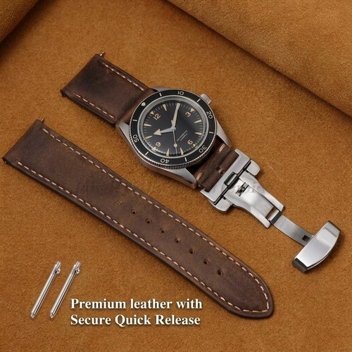Genuine calfskin leather watch - genuine,