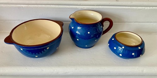 Dartmouth pottery blue with - blue,