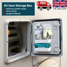 RV Toilet Door Shelf Storage