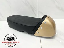 Honda SS50 SS50Z SS50 Z Seat Gold Metal Cowl New Cafe Racer Sport Motorcycle.