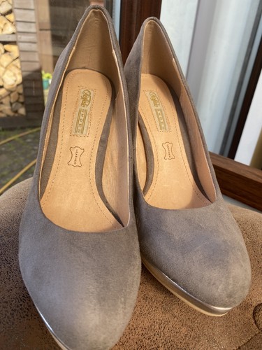 Buffalo stunning grey - grey, suede
