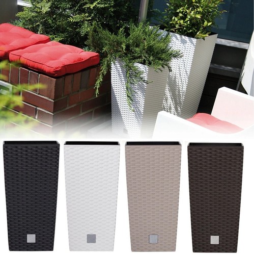 Tall rattan effect square - tall,