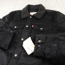 NEW Levis Jacket Mens L Black