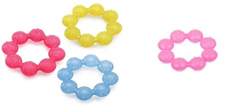 Nuby pur icybite soother ring - pur,