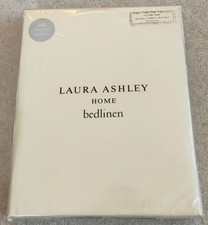 LAURA ASHLEY Pale Sunshine King Fitted Sheet 100% Cotton 200 Thread Count BNWT!