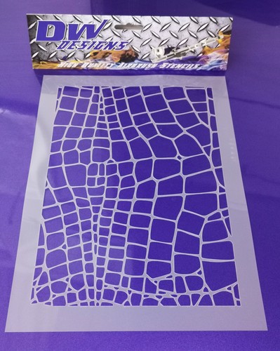 Crocodile skin texture mylar