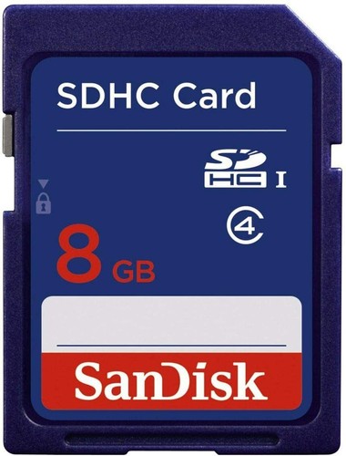 Sandisk 8gb card sdhc - sd,