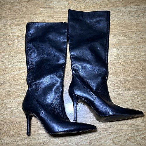Mango black stiletto pointed - mango,