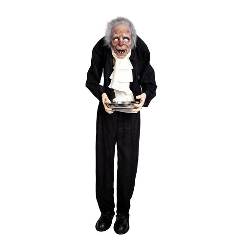 Animated creepy old butler - creepy,