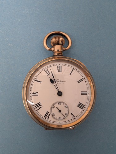 Vintage gold plated pocket - gold,