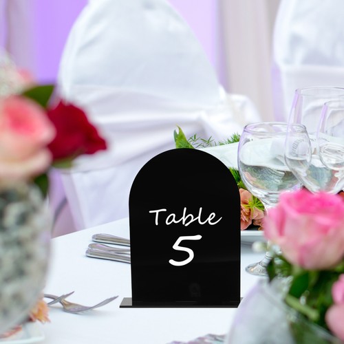 Wedding table number frames - table,