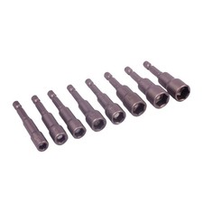 8Pce Nut Runner Hex Drive