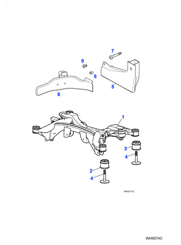 Jaguar genuine crossmember - genuine,