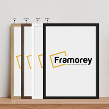 Black Poster Frame Sleek Matte