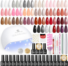 Gel Nail Polish Set, 39 PCS