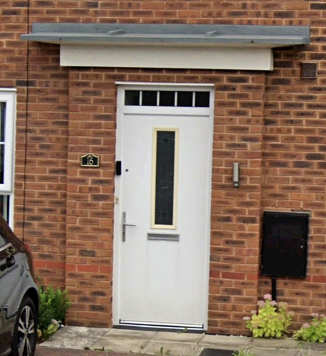 Grp flat decorative front - decorative, door