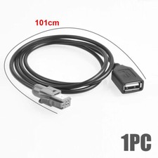 1M Car Aux Audio Input Media Data Wire Plug To USB Adapter Conector For Subaru