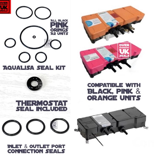 Aqualisa seals black pink - aqualisa, &