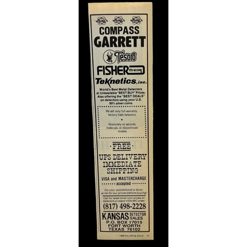 Kansas metal detector sales - metal,