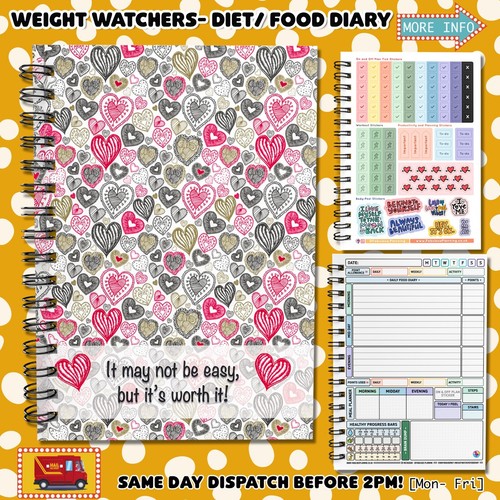 Food diary weight watchers - diary,
