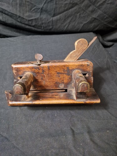 Antique wooden plough plane - plough,