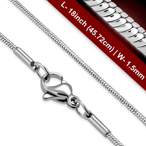 5mm wide snake chain non - 1.5mm, |