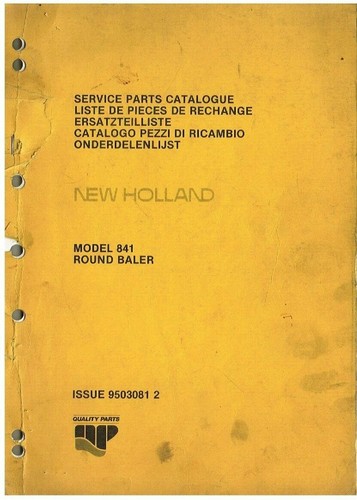 New holland model 841 round - holland,