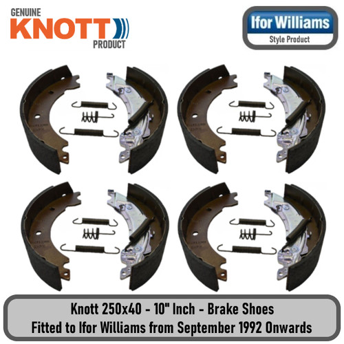 Genuine knott brake shoe kit - genuine,