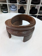 Vintage Wooden Hat Brim Block