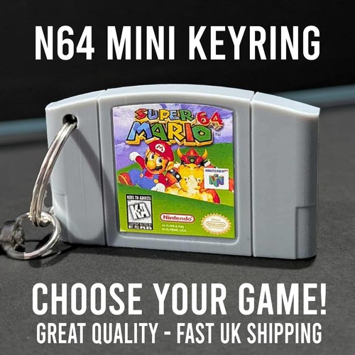 Nintendo n64 keyring choose - n64,
