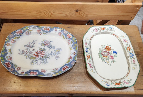 Two antique copeland spode - ,