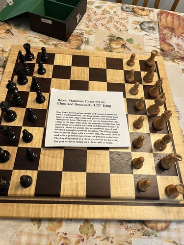 Royal staunton chess set - royal,
