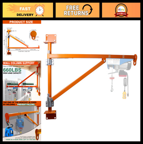 Heavy duty wall - wall, jib