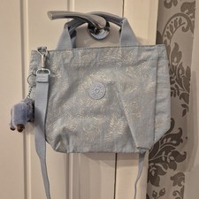 Kipling bag with Monkey charm, small handles and long strap GORGEOUS 