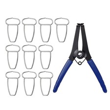 Spring clamp pliers with - spring, 10