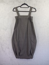 SARAH PACINI Women’s Grey Linen Blend Summer Dress Italy Size 0 Chest 28"...