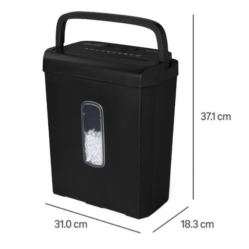 Cross cut paper shredder - cross, 6
