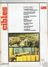 TARGETS N°125 ARMS SHOT HUNTING pistol ruger ravizza fine craft carbine krico