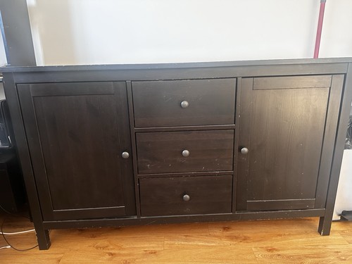 Ikea hemnes black sideboard - hemnes,